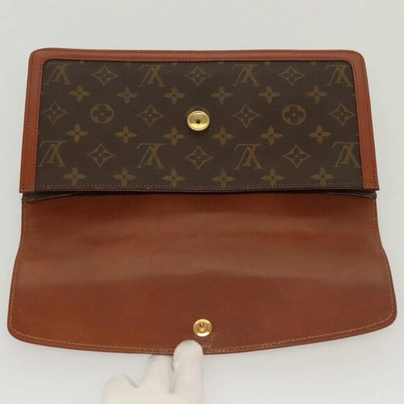 LOUIS VUITTON Monogram Pochette Dam GM Clutch Bag M51810 LV Auth 137619 - Picture 9 of 16